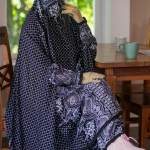 খিমার সেট - Black + White Pattern